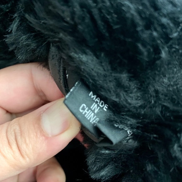 Nuage leather winter coat with fur inside - Picture 6 of 14